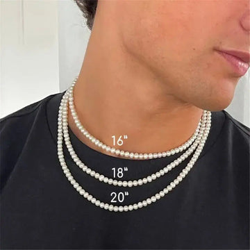 Pearl Necklace Men