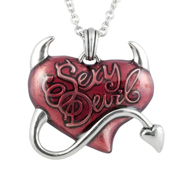 Heart Demon Pendant Necklace