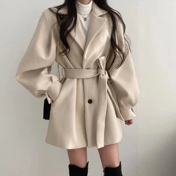 THICKEND WOOL COAT