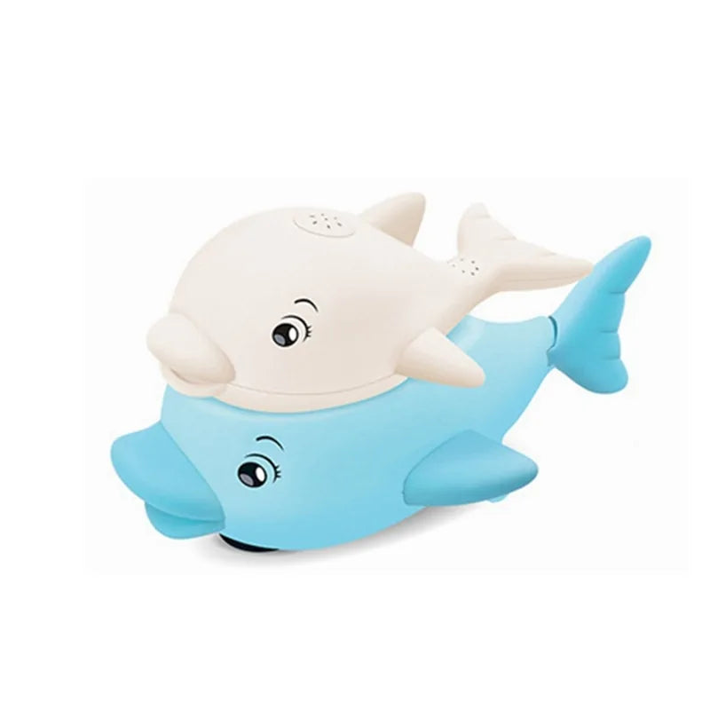 WATER WHALE BATH TIME FUN! LIGHT-MUSIC-SPRAY-FUN