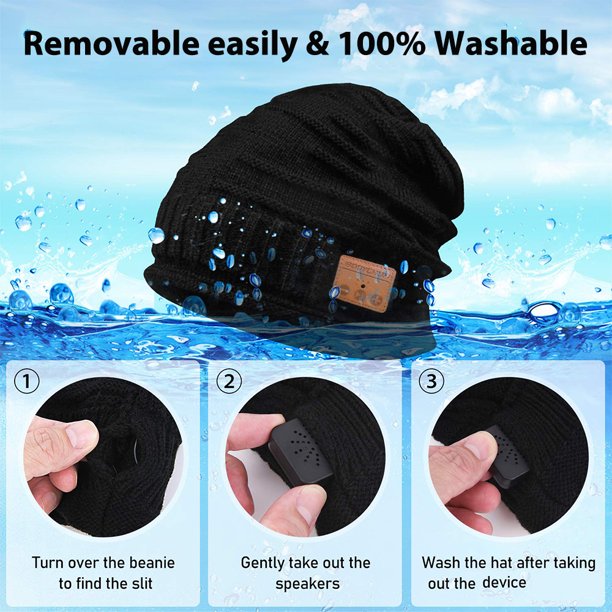 Bluetooth Knitted Beanie Upgraded V5.0 Wireless