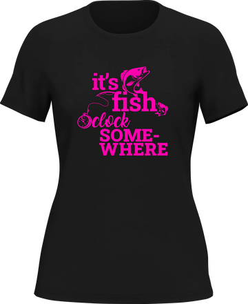 Its Fishing O'clock T-Shirt for Women