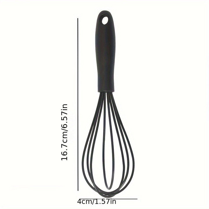 Vibrant Mini Silicone Whisk Essential Home Baking Tool