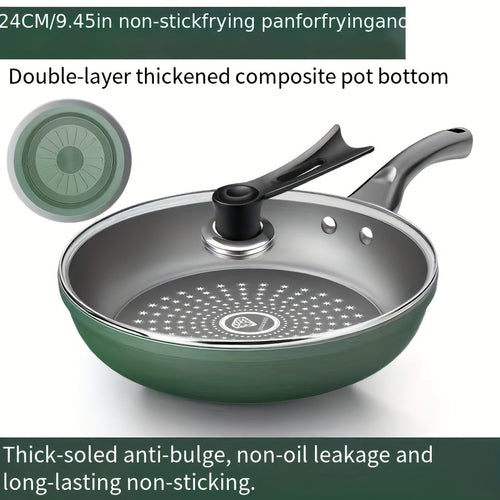 DualPurpose NonStick Frying Pan for OilFree Cooking