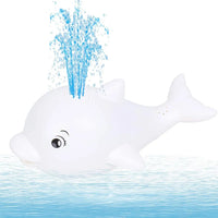 WATER WHALE BATH TIME FUN! LIGHT-MUSIC-SPRAY-FUN