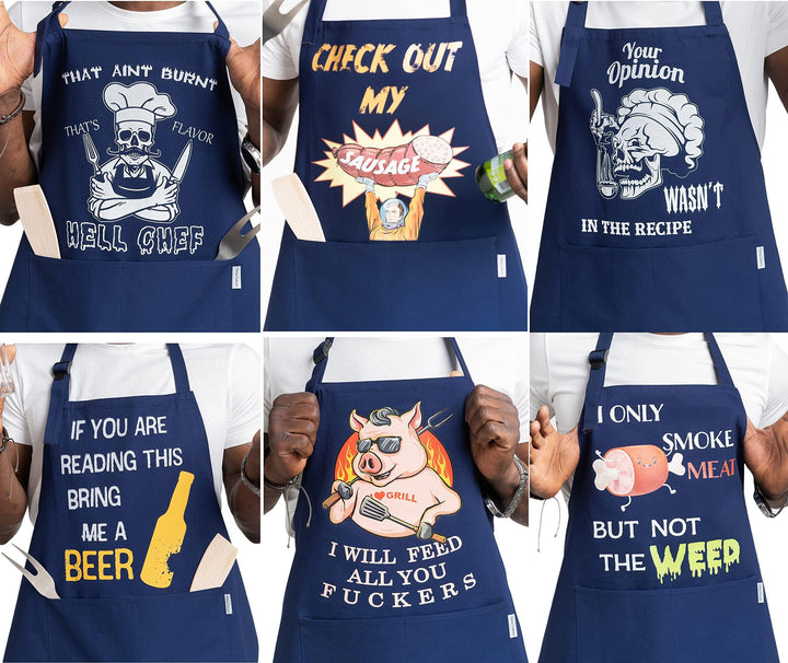 Funny Aprons For Men   Mens Aprons For Cooking Funny Funny Grill Apron