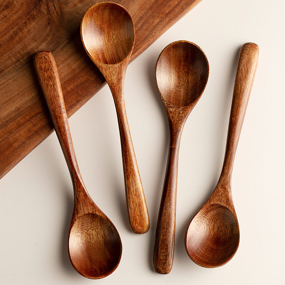 Handcrafted Vintage Wooden Spoons  Durable Stylish Kitchen Set