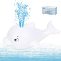 WATER WHALE BATH TIME FUN! LIGHT-MUSIC-SPRAY-FUN