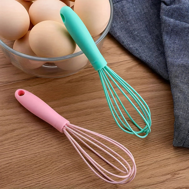 Vibrant Mini Silicone Whisk Essential Home Baking Tool