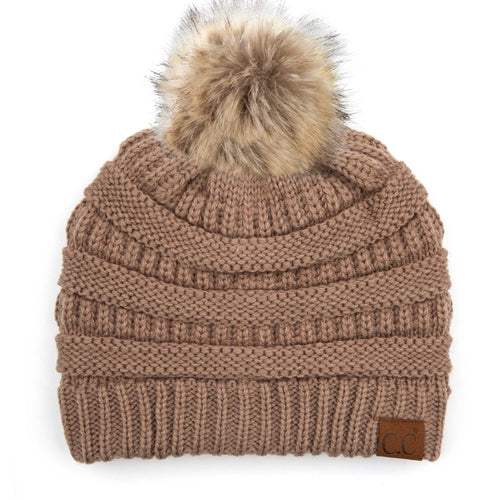 CC Trending Plush Pom Unisex Beanies Hats