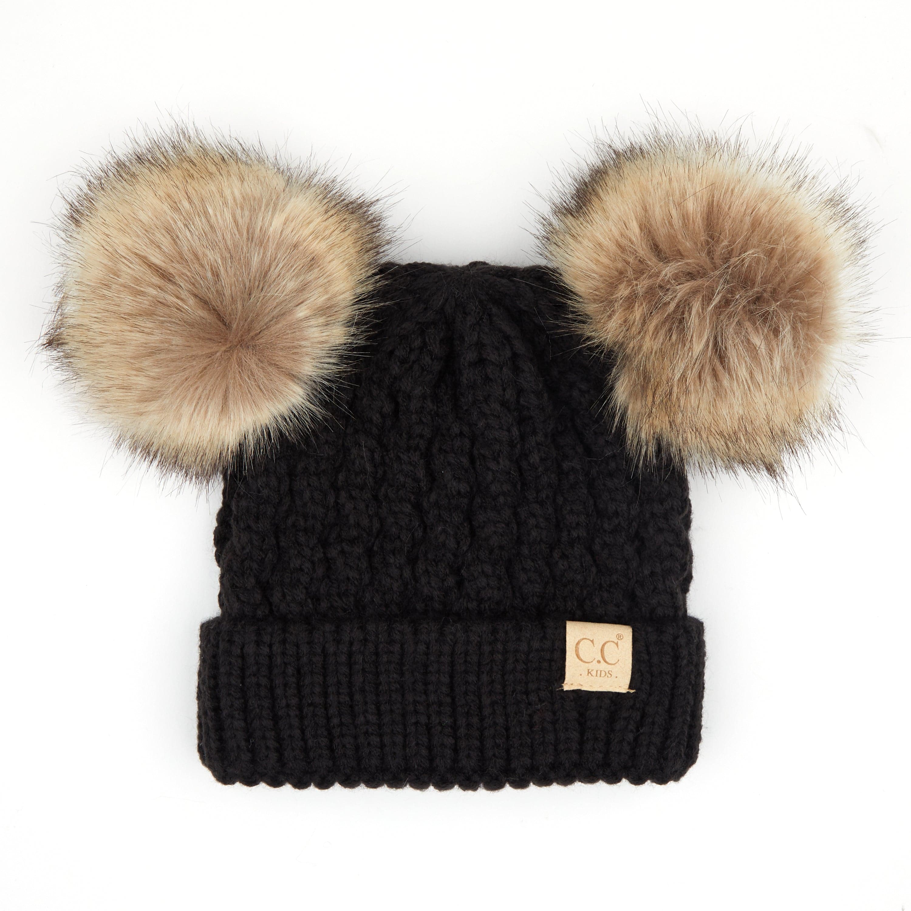 CC Kids Double Pom Beanies Hats