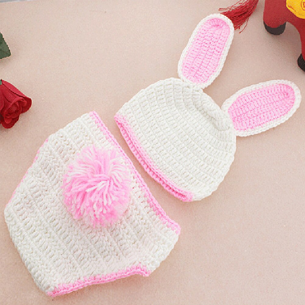 Newborn Clothes Rabbit Ears Hat Soft Baby clothes