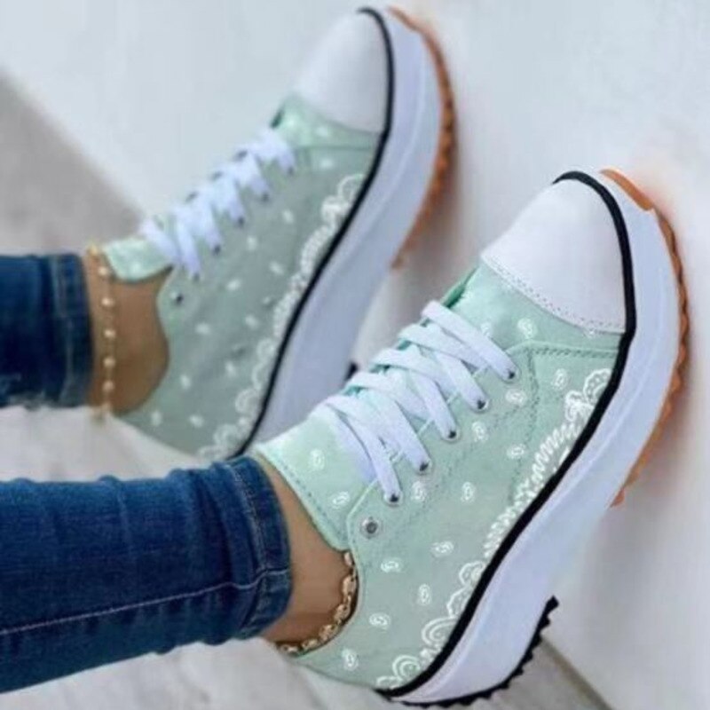 Get ready to step into style with our Stylish Canvas Women Sneakers