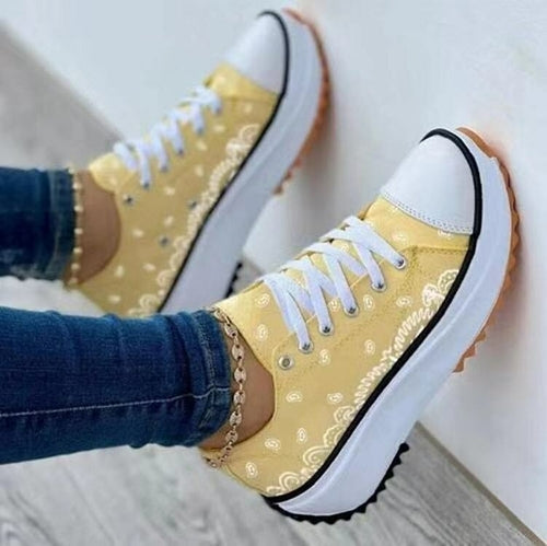 Get ready to step into style with our Stylish Canvas Women Sneakers