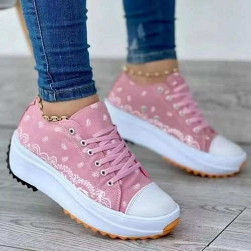 Get ready to step into style with our Stylish Canvas Women Sneakers