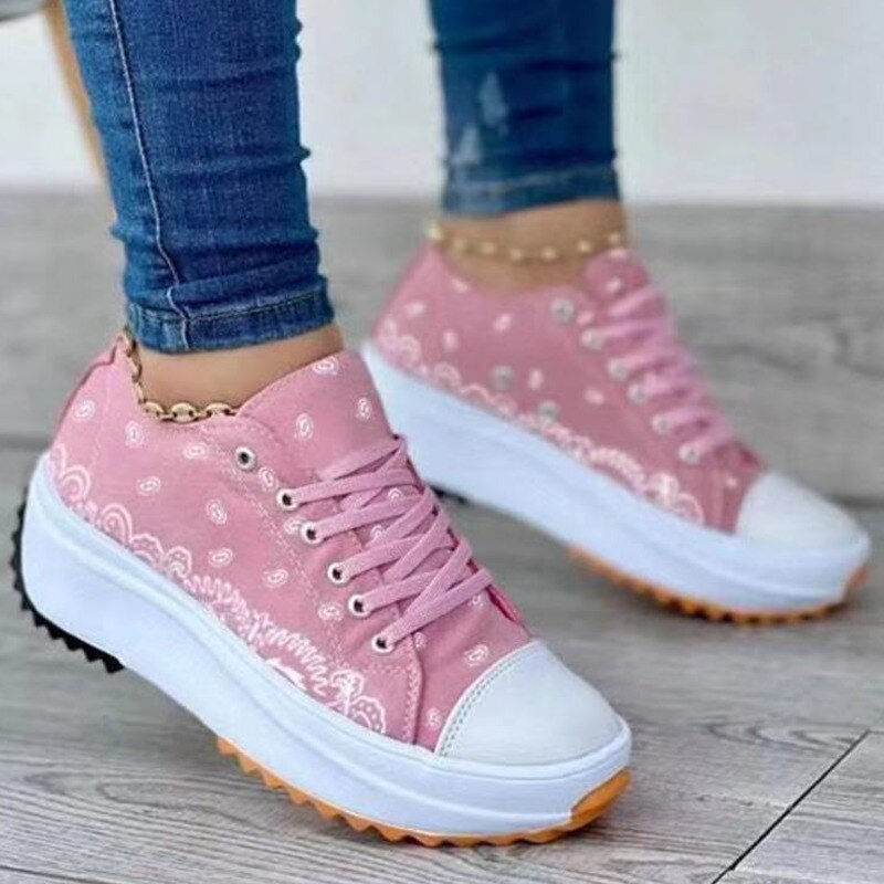 Get ready to step into style with our Stylish Canvas Women Sneakers