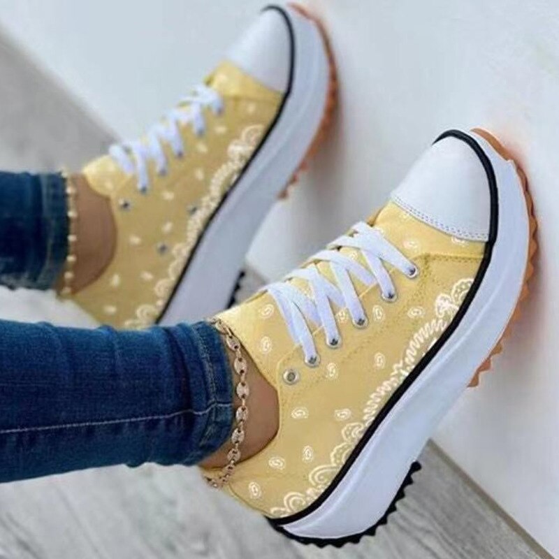 Get ready to step into style with our Stylish Canvas Women Sneakers