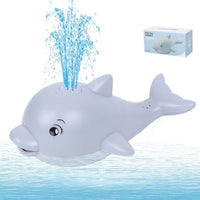 WATER WHALE BATH TIME FUN! LIGHT-MUSIC-SPRAY-FUN