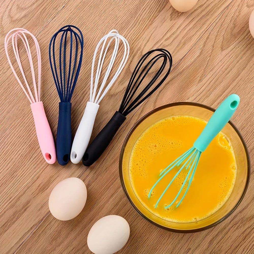 Vibrant Mini Silicone Whisk Essential Home Baking Tool