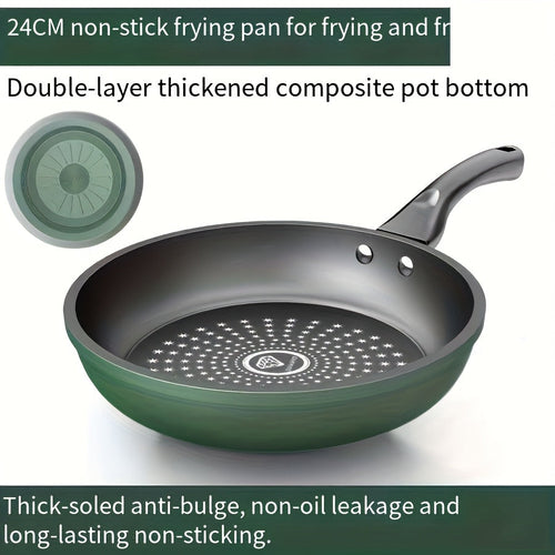 DualPurpose NonStick Frying Pan for OilFree Cooking