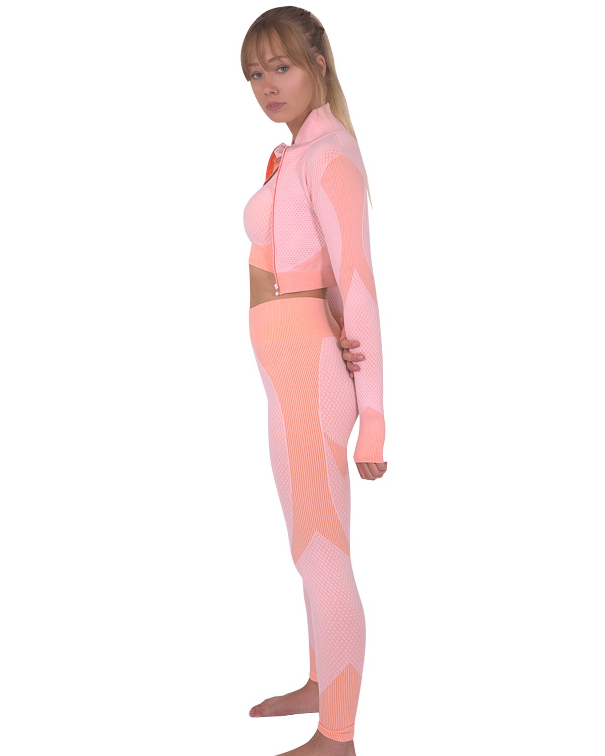 Trois Seamless Sports Jacket - Pink