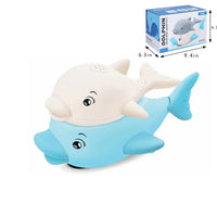 WATER WHALE BATH TIME FUN! LIGHT-MUSIC-SPRAY-FUN